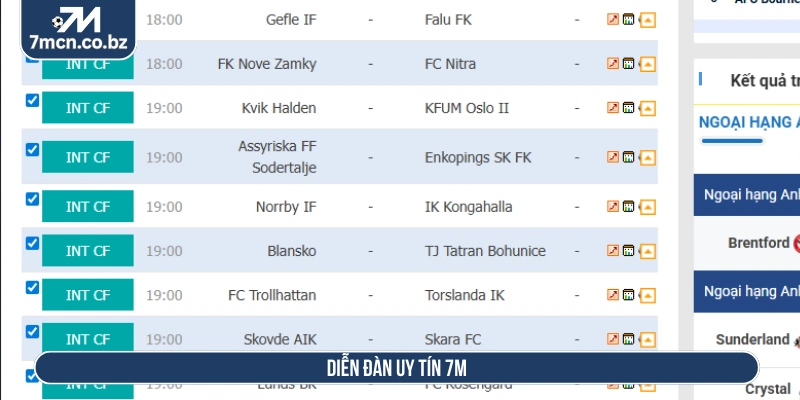 7M - Tỷ Số Trực Tuyến 7M | Kết Quả Bóng Đá Mới Nhất Hôm Nay 9 Diễn đàn uy tín 7M