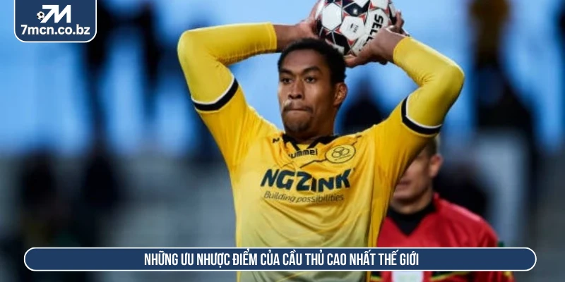 Cầu Thủ Cao Nhất Thế Giới Và Những Sự Thật Thú Vị Nhất 3 Những ưu nhược điểm của cầu thủ cao nhất thế giới